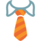 Necktie emoji on Google
